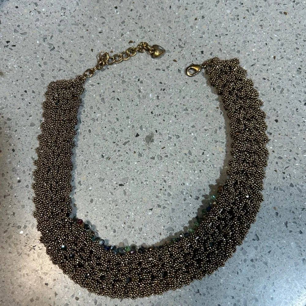 Elegant Multicolor Beaded Chunky Necklace choker